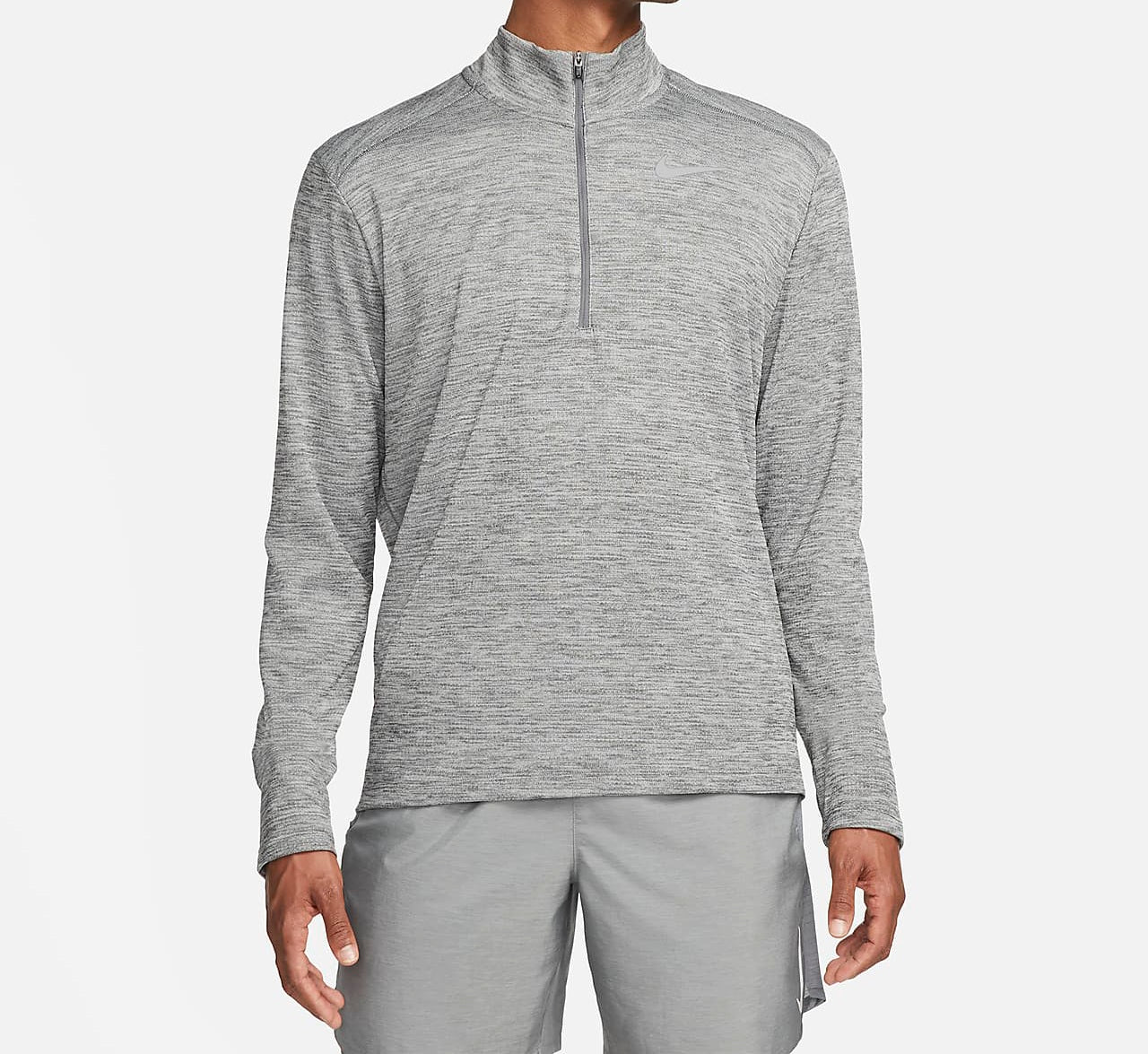 Nike Dri-Fit Pacer 1/2-Zip Running Top 'Iron Grey/Grey Fog'