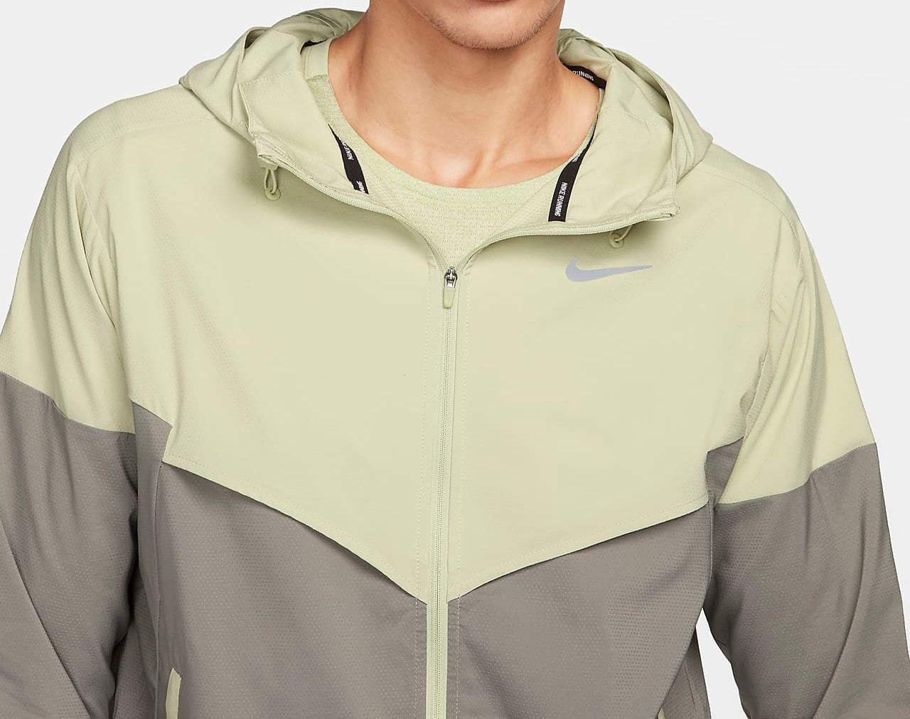 Nike Windrunner Repel Running Jacket 'Olive Aura/Dark Stucco'