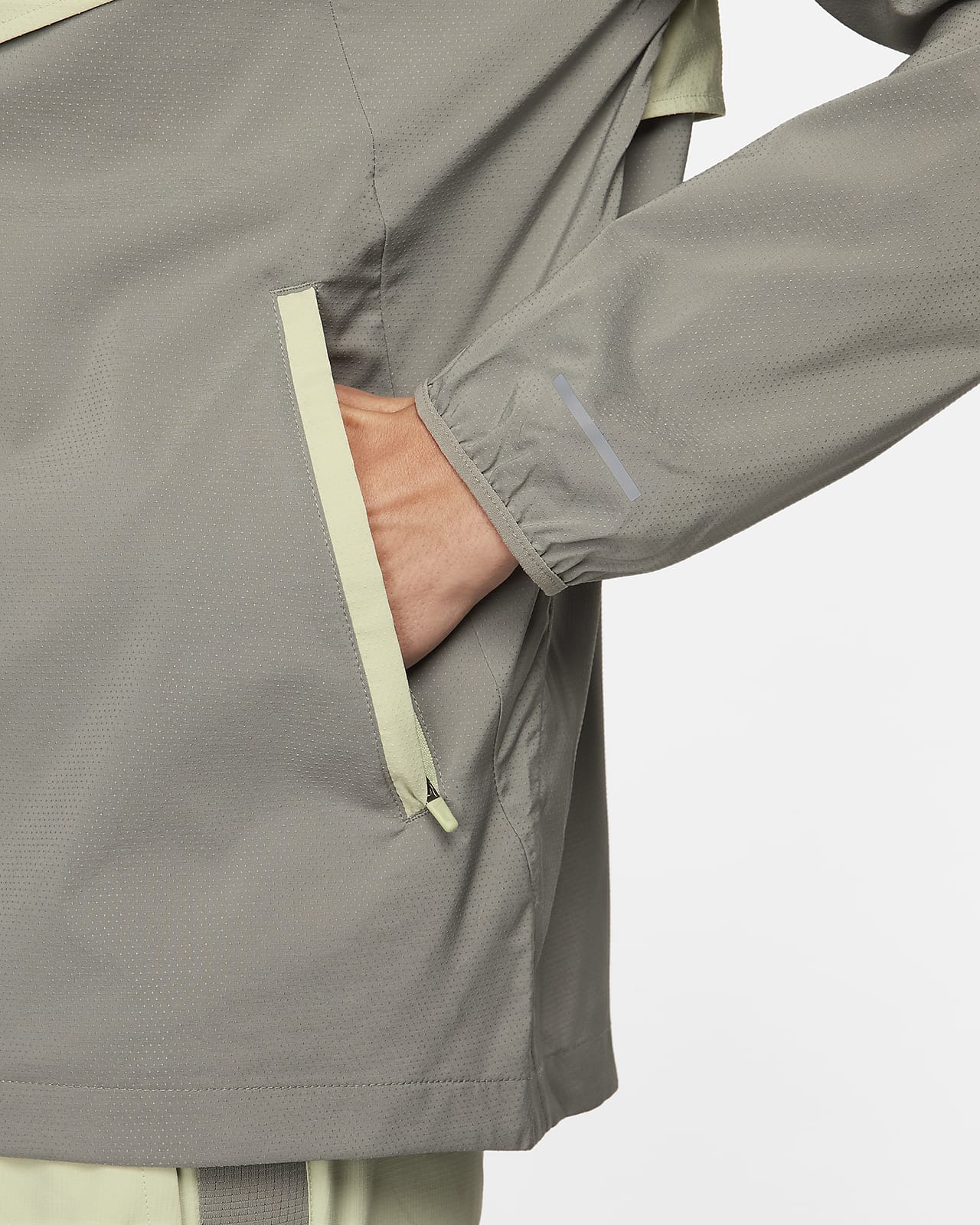 Nike Windrunner Repel Running Jacket 'Olive Aura/Dark Stucco'